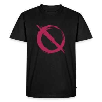 Prohibition prohibited symbol - Men's Premium Organic T-Shirt - black - Front - Nico (187cm)