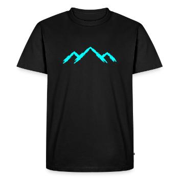 Mountain mountaineering - Men's Premium Organic T-Shirt - black - Front - Nico (187cm)
