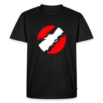 Géorgie - T-shirt Premium bio Homme - noir - Devant - Nico (187cm)
