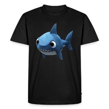 Blue - Cute and Stylish - Men's Premium Organic T-Shirt - black - Front - Nico (187cm)
