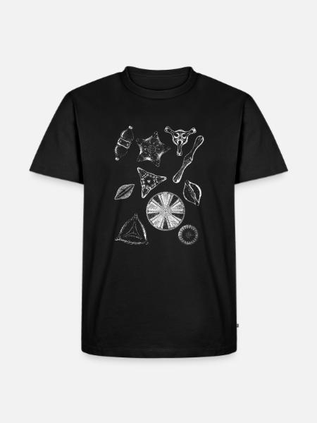 diatoms, algae diatom - Men's Premium Organic T-Shirt - black