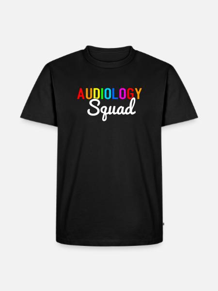 Audiology squad, audiologist - Men's Premium Organic T-Shirt - black