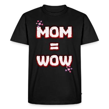 Fête des Mères Fête des Mères Fête des Mères - T-shirt Premium bio Homme - noir - Devant - Nico (187cm)