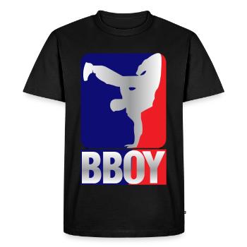 Breakdance B-Boy Streetdance Design Hip Hop Danse - T-shirt Premium bio Homme - noir - Devant - Nico (187cm)