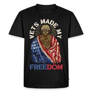 Journée des anciens combattants pour les républicains - T-shirt Premium bio Homme - noir - Devant - Nico (187cm)