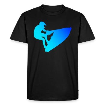 Jetski Jet ski Nautique Sports Femmes Hommes - T-shirt Premium bio Homme - noir - Devant - Nico (187cm)