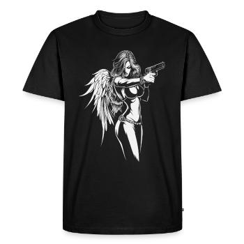 ANGE IPSC USPSA ANGE 1911 - T-shirt Premium bio Homme - noir - Devant - Nico (187cm)