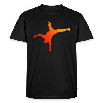 Hip Hop Breakdance Bboy Bgirl Men's Break Dance - Men's Premium Organic T-Shirt - black - Front - Nico (187cm)