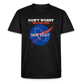 Science Physics Vol spatial - T-shirt Premium bio Homme - noir - Devant - Nico (187cm)
