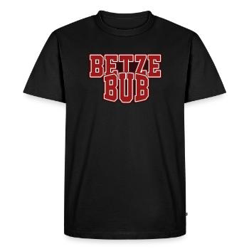 Betze Bub - Männer Premium Bio T-Shirt - Schwarz - Vorne - Nico (187cm)
