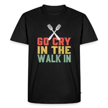 cuisine restaurants recette cuisinier cadeau - T-shirt Premium bio Homme - noir - Devant - Nico (187cm)