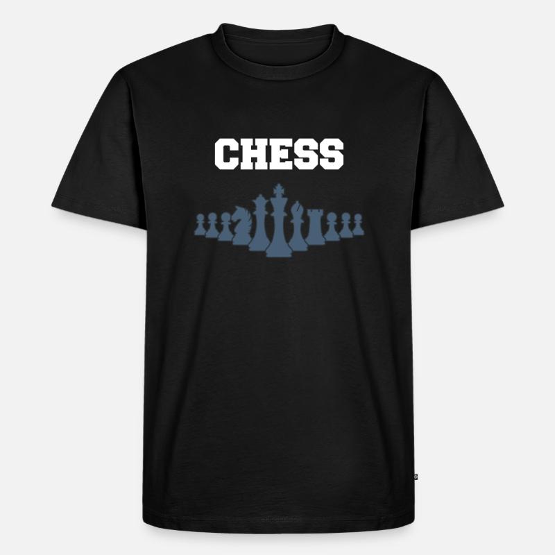 échecs - T-shirt Premium bio Homme - noir