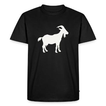 shepherd - Men's Premium Organic T-Shirt - black - Front - Nico (187cm)