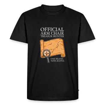 Chèque Chasse au trésor Scotia Island Island - T-shirt Premium bio Homme - noir - Devant - Nico (187cm)