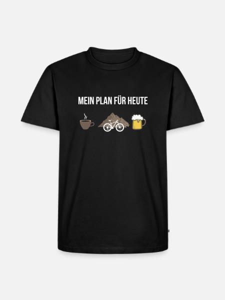 Cycling bike saying - Men's Premium Organic T-Shirt - black