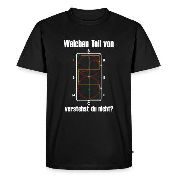 Reiterin Spruch Reiten Reiter - Männer Premium Bio T-Shirt - Schwarz - Vorne - Nico (187cm)