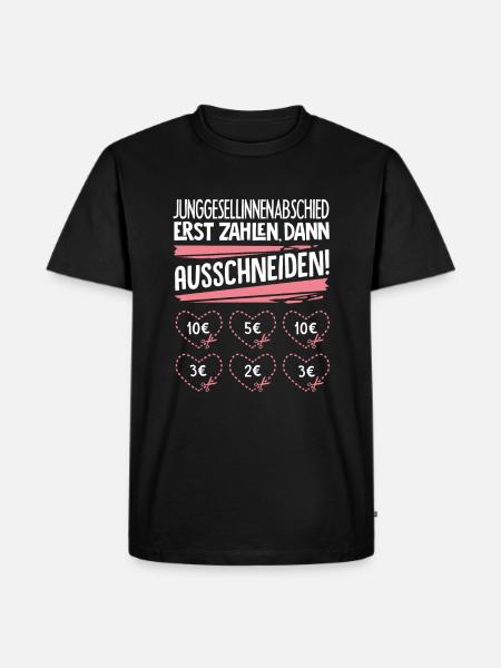 Junggesellinnenabschied Junggesellenabschied - Men's Premium Organic T-Shirt - black