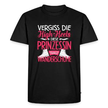 Wanderer Wandern Bergsteiger Spruch Bergsteigen - T-shirt Premium bio Homme - noir - Devant - Nico (187cm)