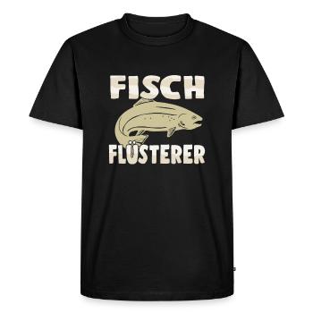Angler Fischer Fischen Angeln Angelrute Fisch - Men's Premium Organic T-Shirt - black - Front - Nico (187cm)