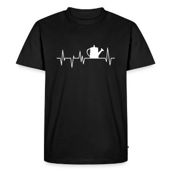 Garten - Männer Premium Bio T-Shirt - Schwarz - Vorne - Nico (187cm)