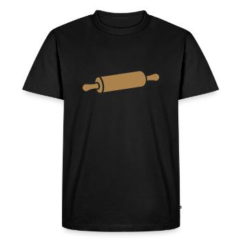 Boulanger pâtissier boulanger - T-shirt Premium bio Homme - noir - Devant - Nico (187cm)