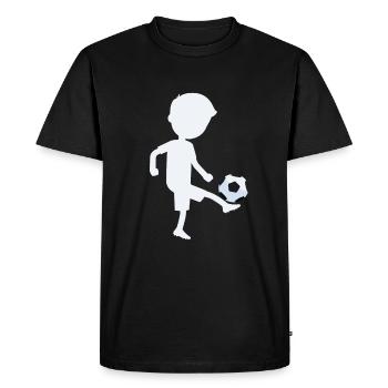 Footballer Football Football Football player - Men's Premium Organic T-Shirt - black - Front - Nico (187cm)