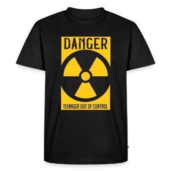 Adolescent - T-shirt Premium bio Homme - noir - Devant - Nico (187cm)