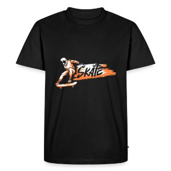 Skate Skating Skateboard Roller Skates - T-shirt Premium bio Homme - noir - Devant - Nico (187cm)