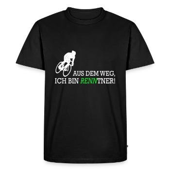 Retired bike cycling racing bike men's gift - Men's Premium Organic T-Shirt - black - Front - Nico (187cm)
