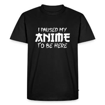 Anime - T-shirt Premium bio Homme - noir - Devant - Nico (187cm)