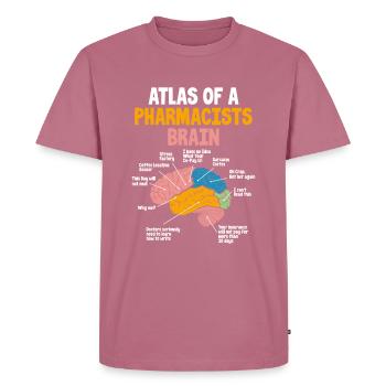 Pharmacists brain Pharmacy Technician Stud - Männer Premium Bio T-Shirt - Mauve - Vorne - Nico (187cm)