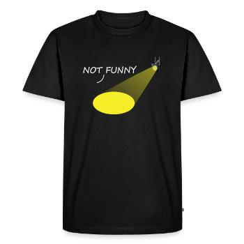 Technicien de scène - T-shirt Premium bio Homme - noir - Devant - Nico (187cm)