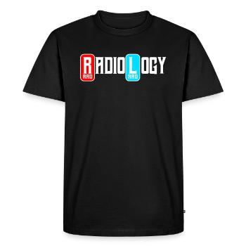 Radiologie - T-shirt Premium bio Homme - noir - Devant - Nico (187cm)