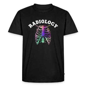 Radiology - Men's Premium Organic T-Shirt - black - Front - Nico (187cm)