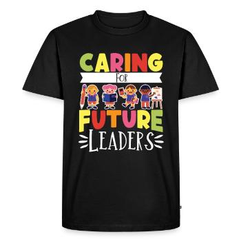Daycare Provider Childcare Caring - Men's Premium Organic T-Shirt - black - Front - Nico (187cm)