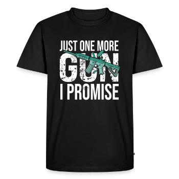 Just One More Gun i Promise Pro Gun Owners - T-shirt Premium bio Homme - noir - Devant - Nico (187cm)