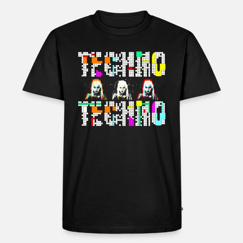 Techno Techno - T-shirt Premium bio Homme - noir