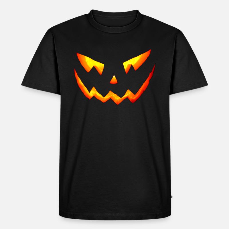 des halloween horror - Männer Premium Bio T-Shirt - Schwarz