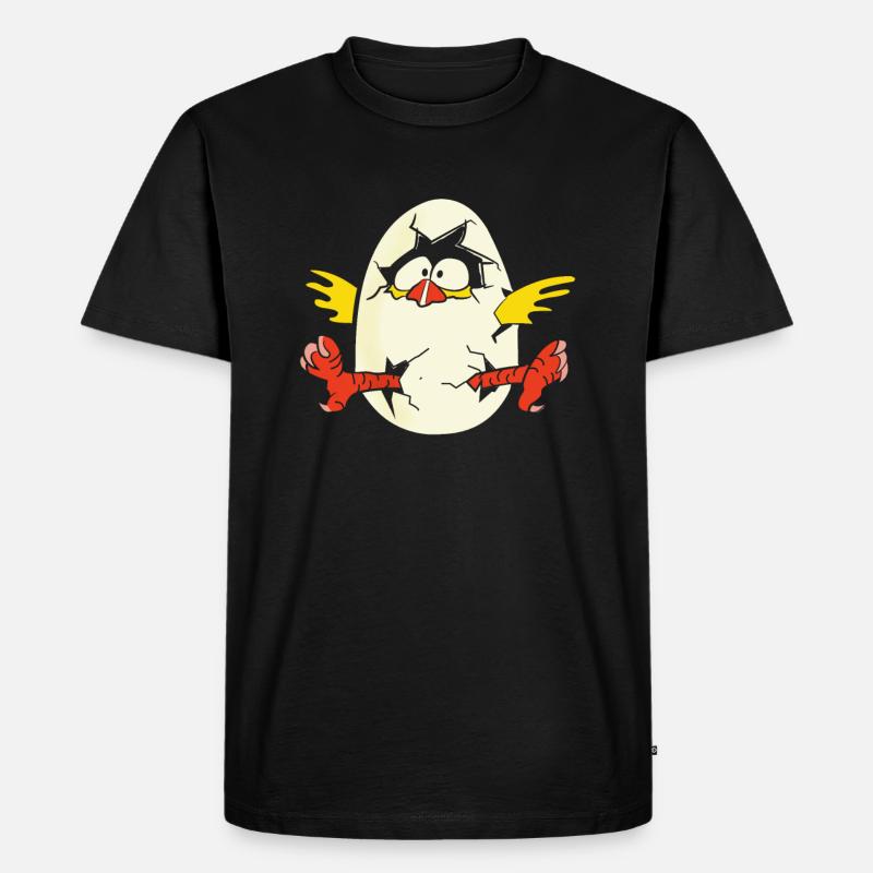 Easter Chicks Easter Spring - Men's Premium Organic T-Shirt - black