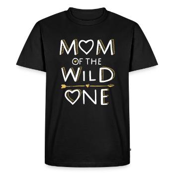 MOM du WILD ONE - Family Design (2/2) - T-shirt Premium bio Homme - noir - Devant - Nico (187cm)