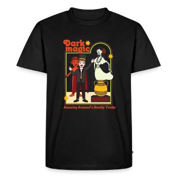 Dark Magic - Amazing Armand's Deadly Tricks - Männer Premium Bio T-Shirt - Schwarz - Vorne - Nico (187cm)