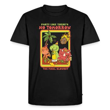 Faire la fête comme s’il n’y avait pas de lendemain - The Final Blowout - T-shirt Premium bio Homme - noir - Devant - Nico (187cm)