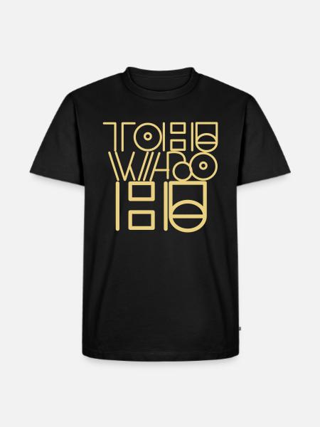 TOHUWABOHUUUU - Männer Premium Bio T-Shirt - Schwarz