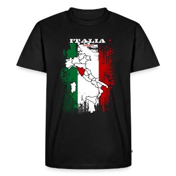 Toscana - T-shirt Premium bio Homme - noir - Devant - Nico (187cm)