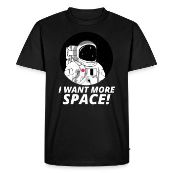 Astronaute Space Gift Nasa Funny Birthday - T-shirt Premium bio Homme - noir - Devant - Nico (187cm)