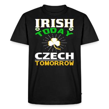 Je viens d’Irlande. - T-shirt Premium bio Homme - noir - Devant - Nico (187cm)