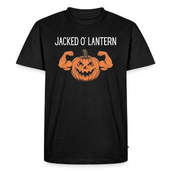 Jacked O' Lantern - T-shirt Premium bio Homme - noir - Devant - Nico (187cm)