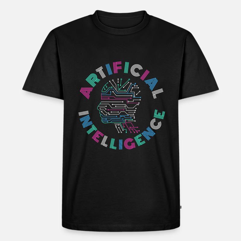 Artificial Intelligence AI Gift - Men's Premium Organic T-Shirt - black