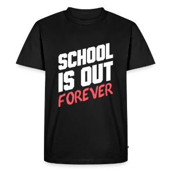 école - T-shirt Premium bio Homme - noir - Devant - Nico (187cm)
