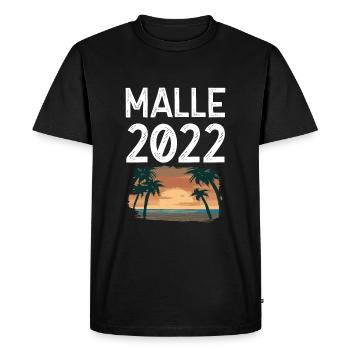 Malle 2022 - Men's Premium Organic T-Shirt - black - Front - Nico (187cm)